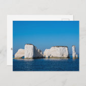 Old Harry Rocks Dorset Briefkaart (Voorkant / Achterkant)