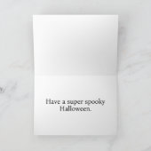 Old Haunted House | Happy Halloween Kaart (Binnen)