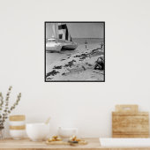 Old Hawaii strand Poster (Keuken)