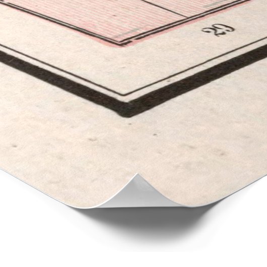 Old Hebrew Exodus Out of Egypt Map (1901)  Poster (Hoek)