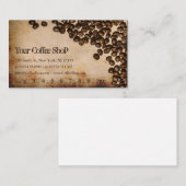Old Hessian Coffee Bean Photo - Punch Card Klantenkaartje (Voorkant / Achterkant)