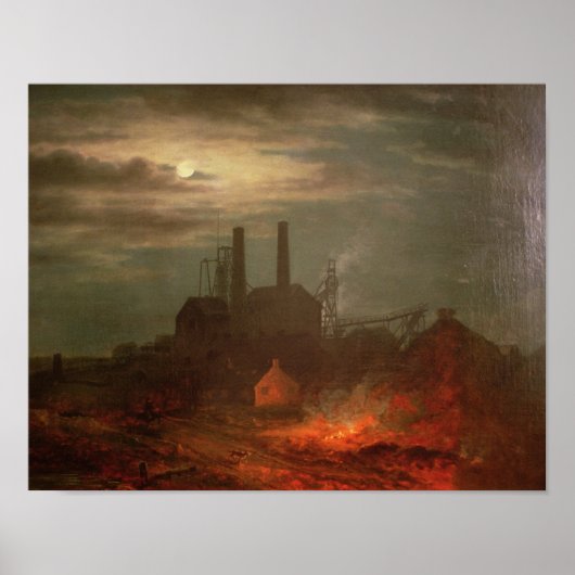 Old Hetton Colliery, Newcastle Poster (Voorkant)