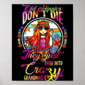 Old Hipes Don't Die They Just Fade Into Crazy Gran Poster (Voorkant)