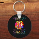 Old Hipes Don't Die They Just Fade Into Crazy Gran Sleutelhanger (Voorkant)