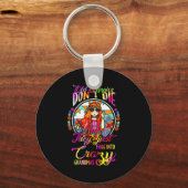 Old Hipes Don't Die They Just Fade Into Crazy Gran Sleutelhanger (Voorkant)