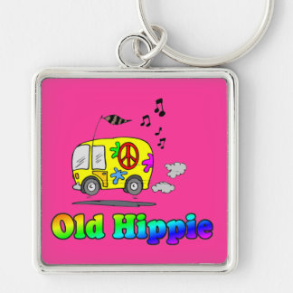 Old Hippie Bus Sleutelhanger