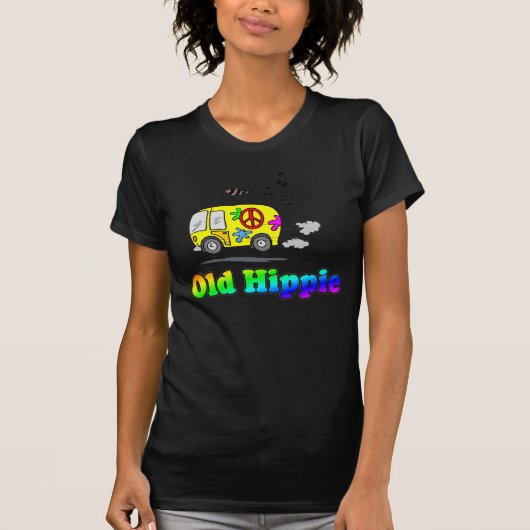 Old Hippie Bus T-Shirt (Voorkant)