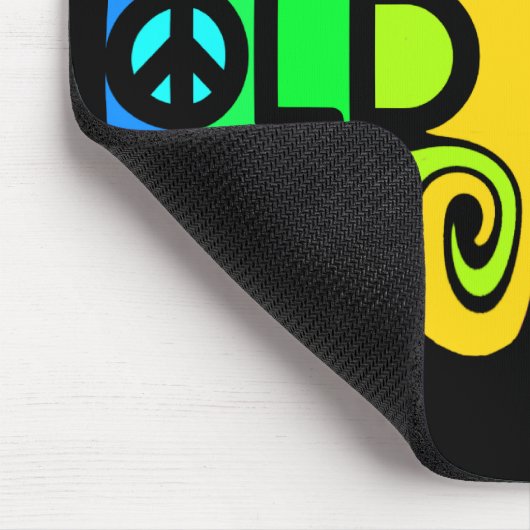 OLD HIPPIE mousepad Muismat (Hoek)