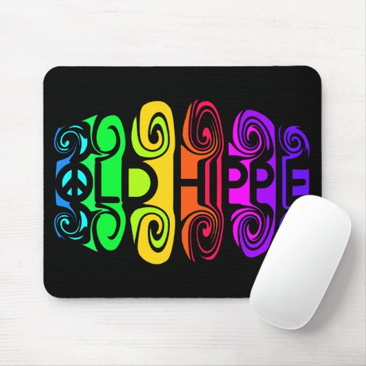 OLD HIPPIE mousepad Muismat (Met muis)