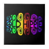 OLD HIPPIE tegel Tegeltje (Voorkant)