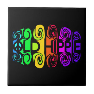 OLD HIPPIE tegel Tegeltje