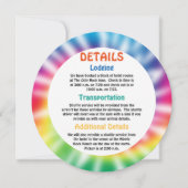 Old Hippie Tie Dye Event Details Kaart (Voorkant)