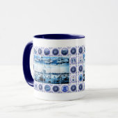 Old Holland Delftware Style Tile Mural Mok (Voorkant links)
