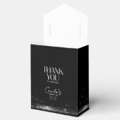 Old Hollywood B & W Chandelier Sweet 16 ID1108 Bedankdoosjes (Geopend)