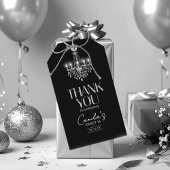 Old Hollywood B & W Chandelier Sweet 16 ID1108 Cadeaulabel