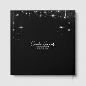 Old Hollywood B & W kroonluchters Sweet 16 ID1108 Gastenboek (Achterkant)