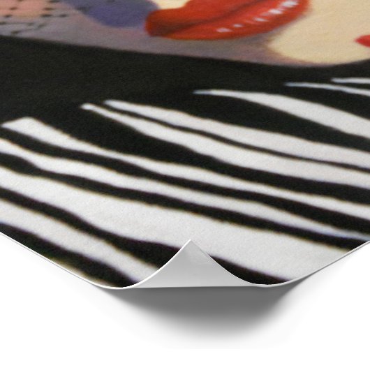 Old Hollywood Beauty Poster (Hoek)