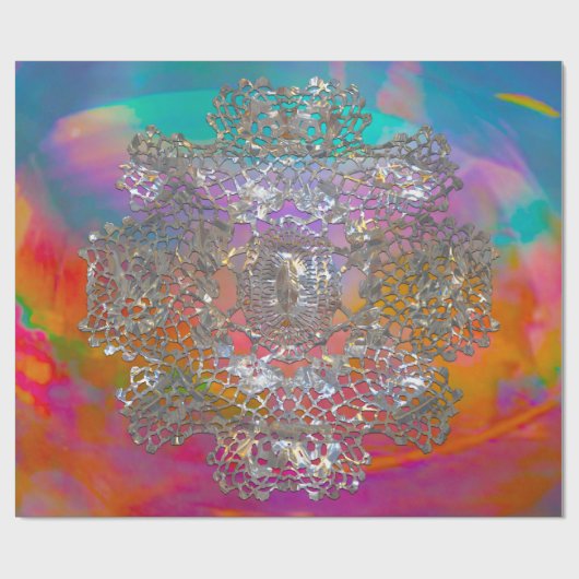 Old Hollywood Chic Elegant Margo Cadeaupapier (Vlak)