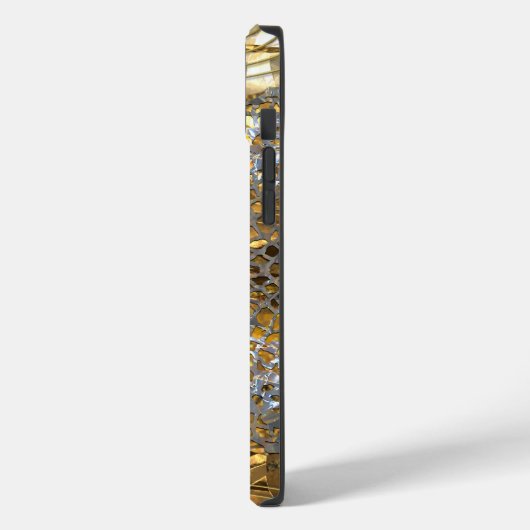 Old Hollywood Chic Elegant Monogram Case-Mate iPhone Case (Achterkant / Links)