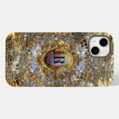 Old Hollywood Chic Elegant Monogram Case-Mate iPhone Case (Achterkant (horizontaal))