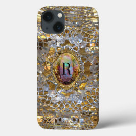 Old Hollywood Chic Elegant Monogram Case-Mate iPhone Case