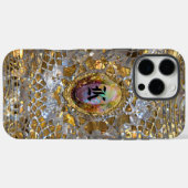 Old Hollywood Chic Elegant Monogram Case-Mate iPhone Case (Achterkant (horizontaal))