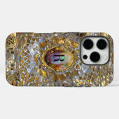 Old Hollywood Chic Tough Elegant Monogram Case-Mate iPhone Case (Achterkant (horizontaal))