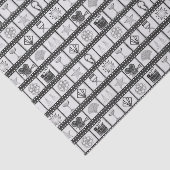 Old Hollywood Film Tissue Paper Tissuepapier (Detail)