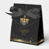 Old Hollywood Glam Chandelier Sweet 16 ID1108 Bedankdoosjes (Voorkant Zijde)