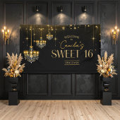 Old Hollywood Glam Chandelier Sweet 16 ID1108 Spandoek