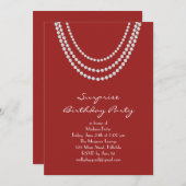 Old Hollywood Surprise verjaardagsfeestje uitgenod Kaart (Voorkant / Achterkant)