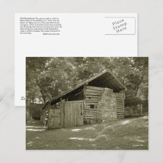 Old Homestead Briefkaart (Voorkant / Achterkant)