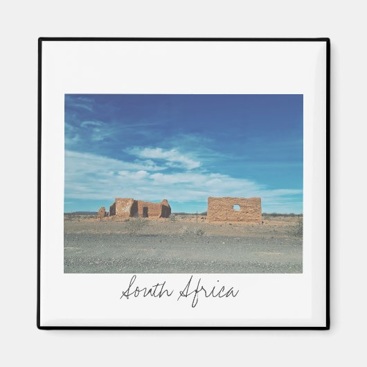 Old House Ruins South Africa Magnet (Voorkant)