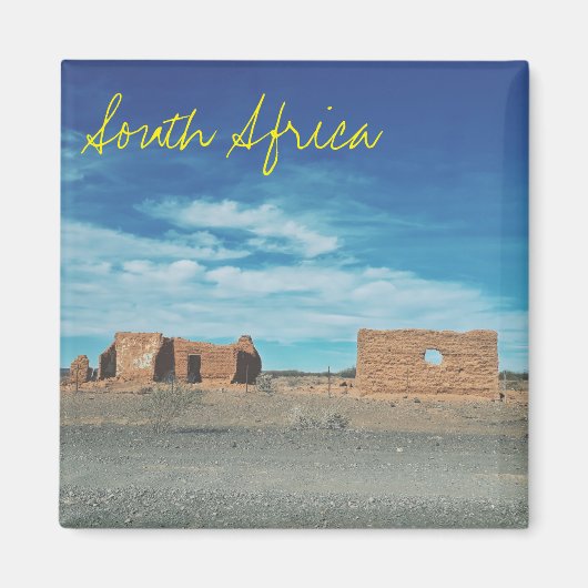 Old House Ruins South Africa Magnet (Voorkant)