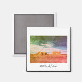 Old House Ruins South Africa Magnet (Voorkant / Achterkant)
