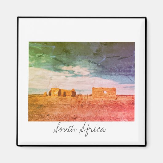 Old House Ruins South Africa Magnet (Voorkant)