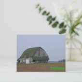 Old Indiana Barn Briefkaart (Staand voorkant)