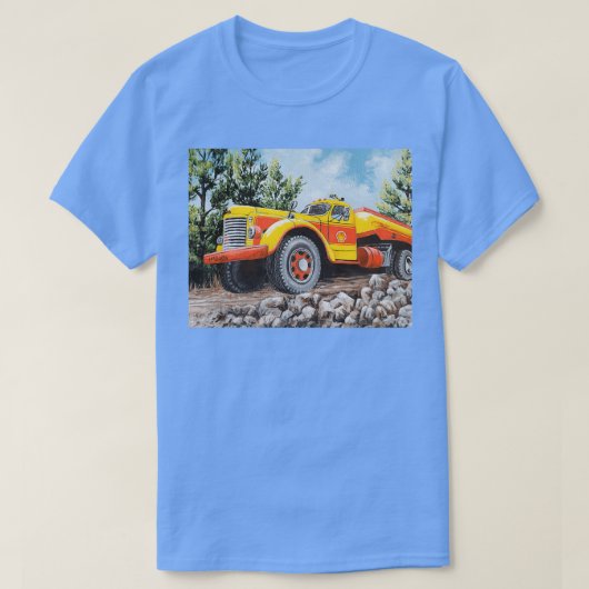 Old International Shell Truck T-shirt (Design voorkant)