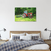 Old International Tractor Canvas Afdruk (Insitu (Slaapkamer))