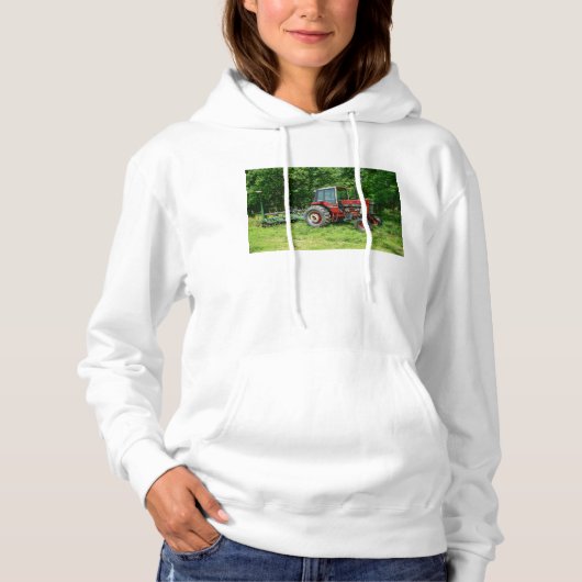 Old International Tractor Hoodie (Voorkant)