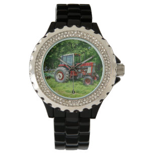 Old International Tractor Horloge