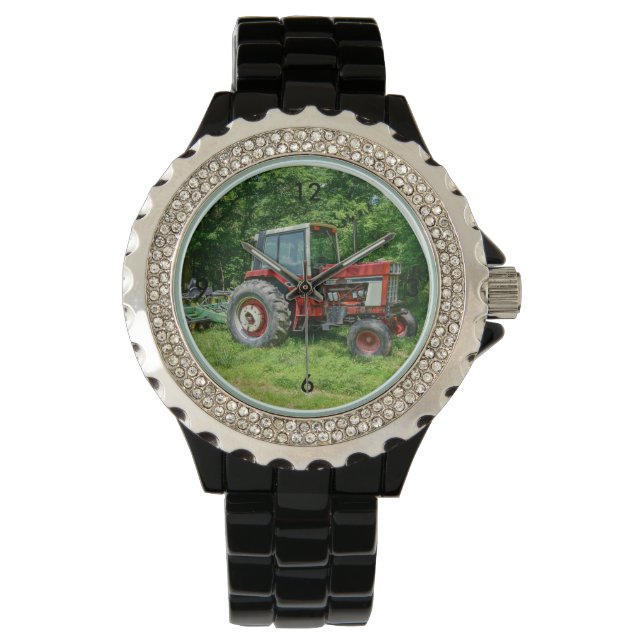 Old International Tractor Horloge (Voorkant)