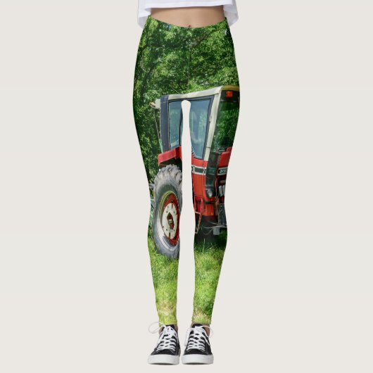 Old International Tractor Leggings (Voorkant)