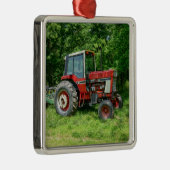 Old International Tractor Metalen Ornament (Rechts)