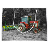 Old International Tractor Painterly Large Cadeautasje (Voorkant)