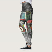 Old International Tractor Painterly Leggings (Links)