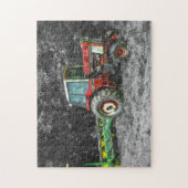 Old International Tractor Painterly Legpuzzel (Verticaal)