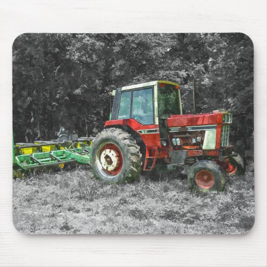 Old International Tractor Painterly Muismat (Voorkant)