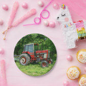 Old International Tractor Papieren Bordje (Feest)