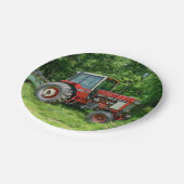 Old International Tractor Papieren Bordje (Gekanteld)